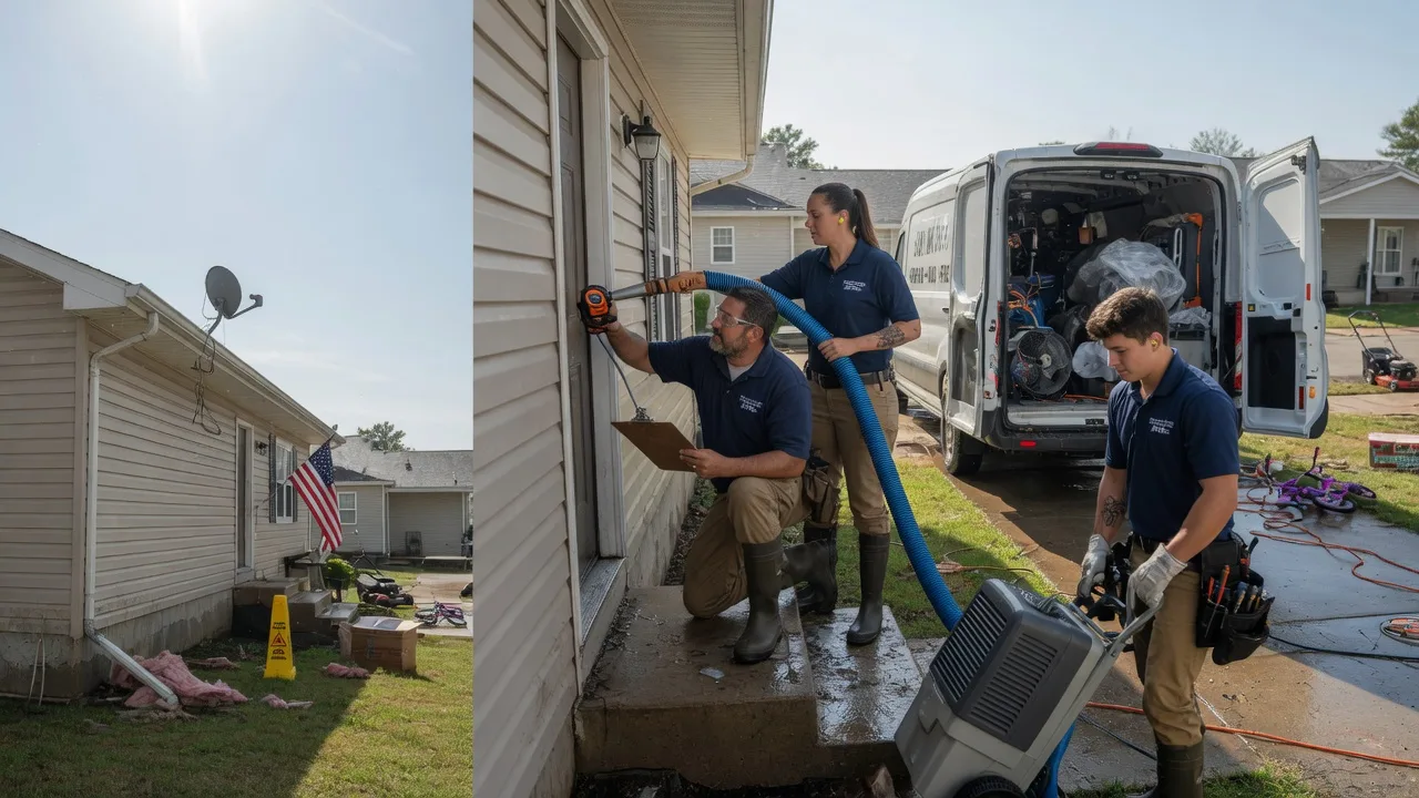 Ceiling Water Damage Restoration in Cerro Gordo, IL near me